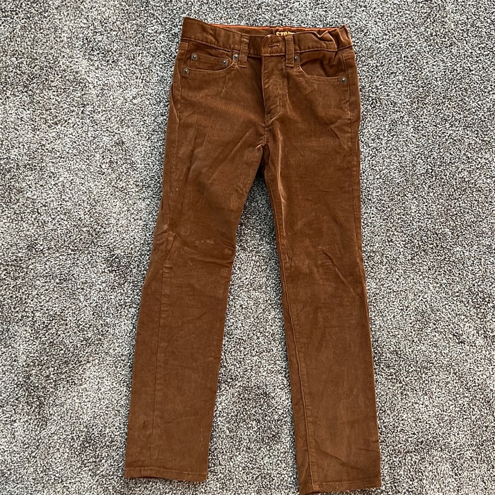 J crew Boys size 8 stretch corduroy pants like new